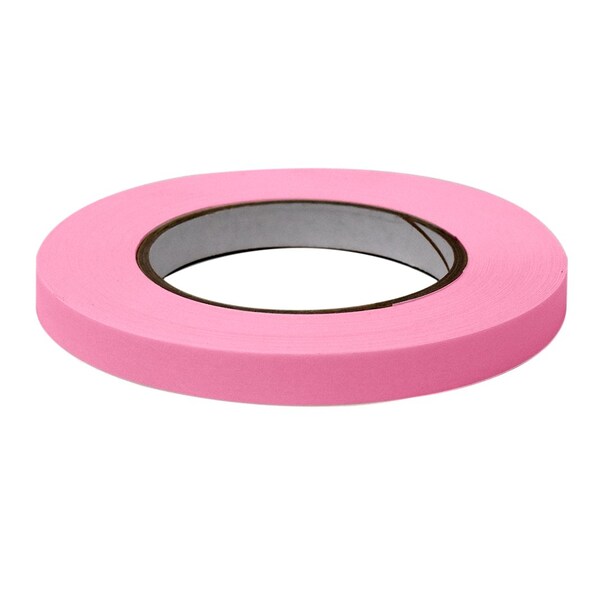 Labeling Tape, 1/2" x 60yd per Roll, 6 Rolls/Case, Salmon, 6PK